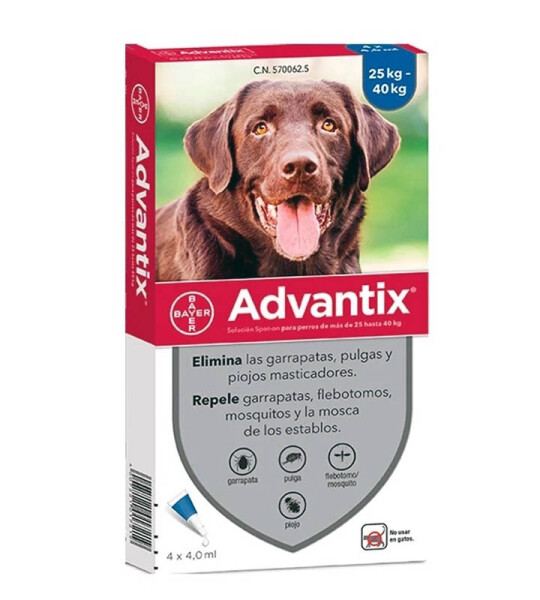 Advantix Pipeta Antiparasitaria Perros Más de 25 kg (1 unidad)